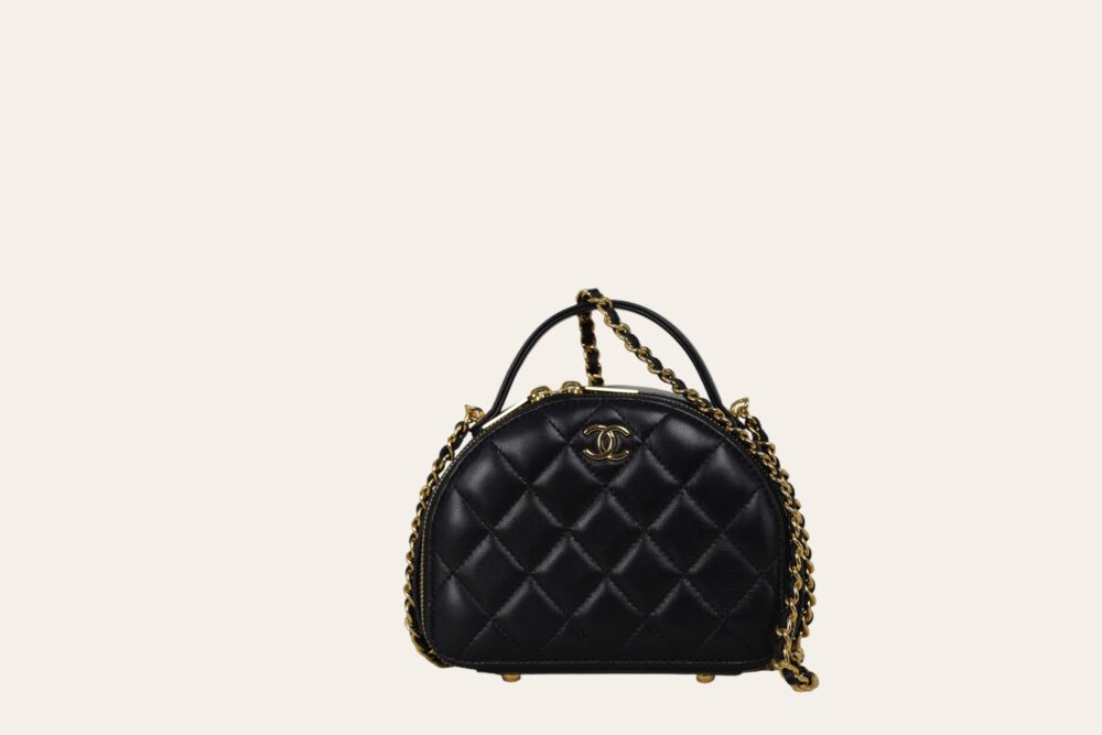 CHIC RIVIERA ROUND CLUTCH TOP HANDLE