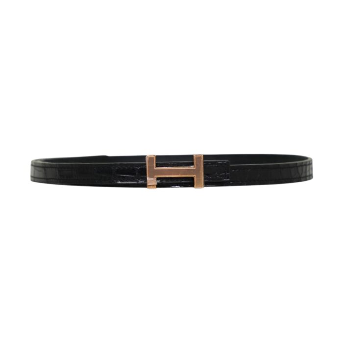 HERMÈS CROC BELT