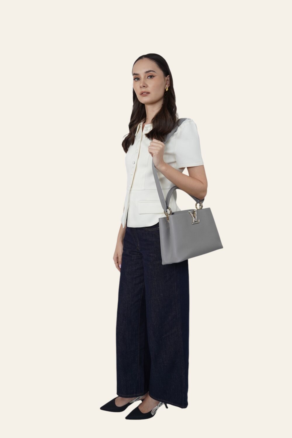 LV CAPUCINES MM MOONSTONE - Image 2