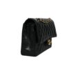 MEDIUM DOUBLE FLAP chain strap detail view