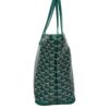 GOYARD ARTOIS PM corner detail showing leather stitching
