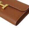HERMÈS CONSTANCE TO GO interior open view showing compartments and lining
