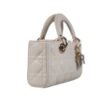 DIOR D-JOY SMALL close up clasp and turnlock detail