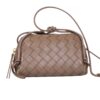 BOTTEGA VENETA CONCERT POUCH mannequin side profile shot with strap drape