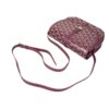 GOYARD BELVEDERE PM corner detail showing leather stitching