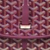 GOYARD BELVEDERE PM close up of signature hardware detail