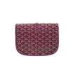 GOYARD BELVEDERE PM mannequin side profile shot with strap drape