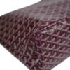 GOYARD BOHEME interior open view showing compartments and lining