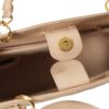 PST BEIGE GHW mannequin side profile shot with strap drape
