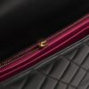 MEDIUM FLAP CAMELLIA CRUSH side profile view