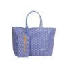 GOYARD ST.LOUIS PM corner detail showing leather stitching