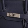 HERMÈS BIRKIN 30 close up of signature hardware detail