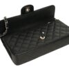 EAST WEST FLAP CAVIAR rear view showing back panel