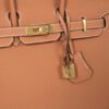 HERMES BIRKIN 25 rear view showing back panel