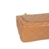 MINI SQUARE corner detail showing leather stitching