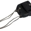 KCLUXURYBAGS CC Day Backpack - Front View with Chain Strap Extended