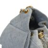 KCLUXURYBAGS C25 DENIM SMALL - Denim Close-Up View