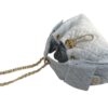 KCLUXURYBAGS C25 DENIM SMALL - Chain Extended View