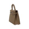 KCLUXURYBAGS HERMÈS MINI KELLY ETOUPE PHW - Back View