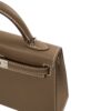 KCLUXURYBAGS HERMÈS MINI KELLY ETOUPE PHW - Side Angle View